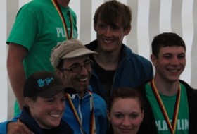 Winners Podium (GBR & GER)